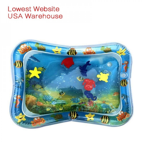 Eleaeleanor Baby Toys Kids Play Mat Baby Tummy Water Mat Prostrate Water Cushion Pat Pad,a