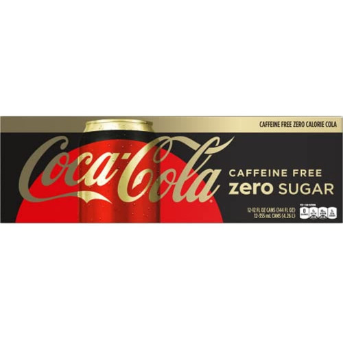 Coca-cola Zero Caffeine-free Soda, 12 Fl Oz (pack Of 12)