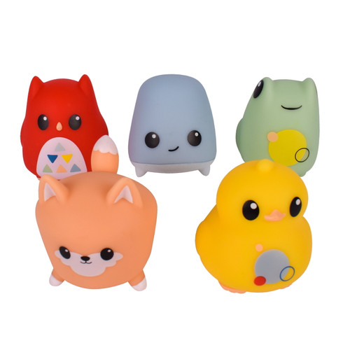 Hopscotch Lane 5 Pack Light Up Animal Bath Toys | Baby And Toddler 6 Months & Older, Unisex