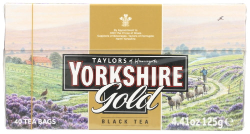 Taylors Of Harrogate Black Tea, Yorkshire Gold, 40 Tea Bags