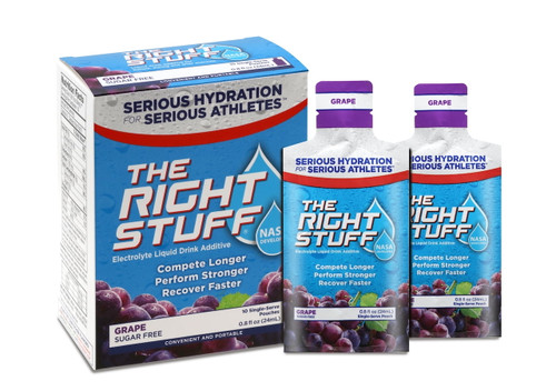 The Right Stuff Electrolyte Drink Additive Std - Retail 10-pouch Box - Grape