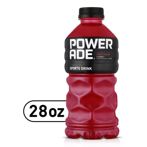 Powerade Fruit Punch, 28 Fl Oz, Pack Of 15