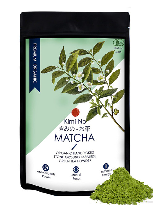 Kimino Japanese Organic Matcha Green Tea Powder, 50g