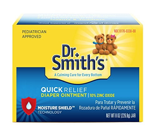 Dr. Smiths Quick Relief Diaper Rash Ointment, 8 Ounce