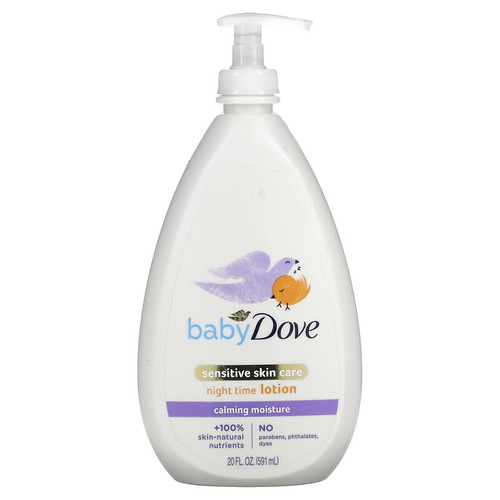Dove, Baby, Sensitive Skin Care, Night Time Lotion, 20 Fl Oz (591 Ml)