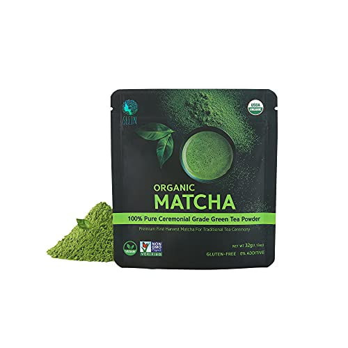 Seein Organic Matcha Green Tea Powder From Jeju Korea (packaging May Vary) Premium First Harvest Ceremonial Grade 1.06oz - Usda Certified