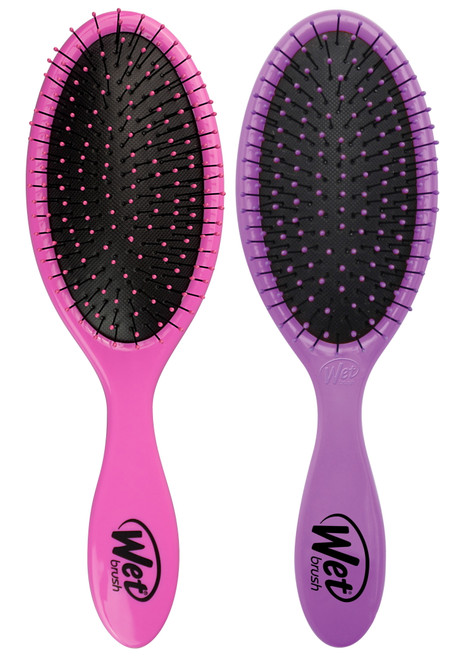 Wet Brush Original Detanlger 2-piece Set, Pink & Purple