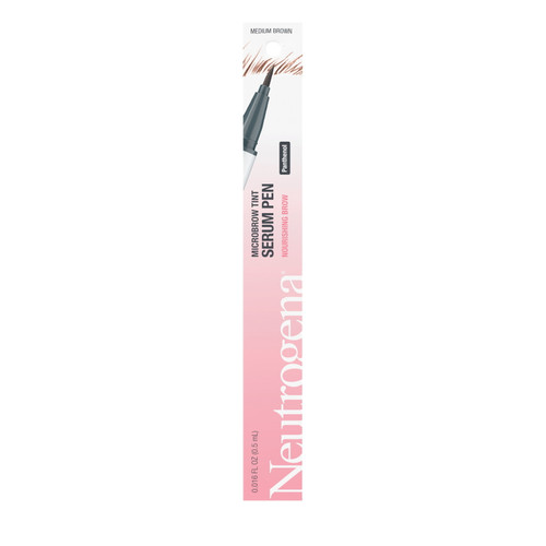 Neutrogena Microbrow Tint Serum Pen, Medium Brown, 0.016 Fl Oz