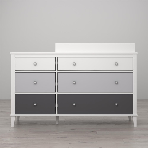 Little Seeds Monarch Hill Poppy 6-drawer Changing Table, White