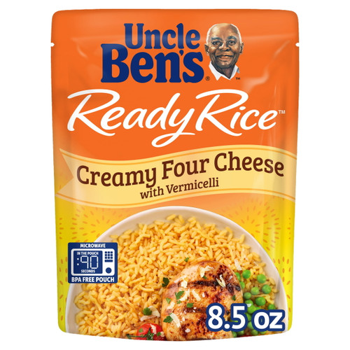 Uncle Ben's Ready Rice Creamy Four Cheese With Vermicelli Rice, 8.5 Oz Side Item
