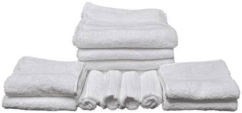Embrace Collection Complete Bath Set, Includes 4 Bath Towels, 4 Hand Towels, And 4 Washcloths, Luxurious Super Soft Supima Cotton