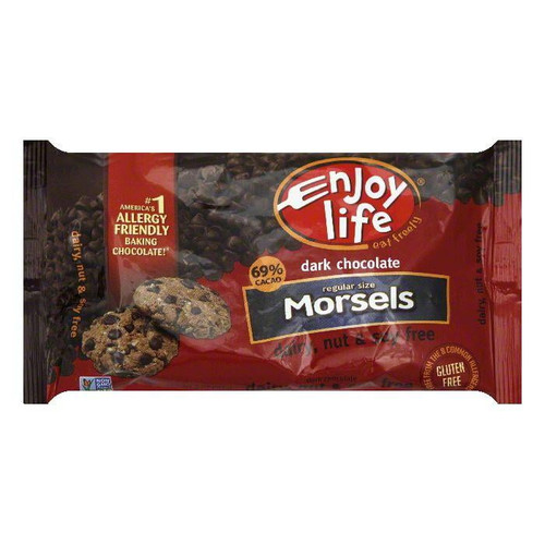 Enjoy Life Regular Size Morsels Dark Chocolate, 9 Oz (pack Of 12)