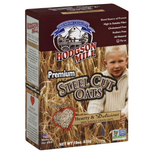 Hodgson Mill Premium Steel Cut Oats, 18 Oz (pack Of 6)