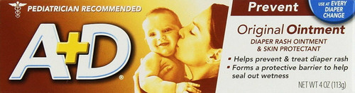 A & D Diaper Rash Ointment 4 Oz. Pack Of 2