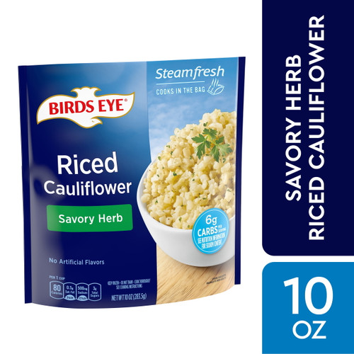 Birds Eye Riced Cauliflower Savory Herb, Frozen, 10 Oz.