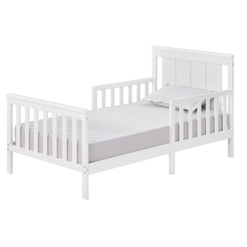 Oxford Baby Lazio Wood Toddler Bed, Snow White
