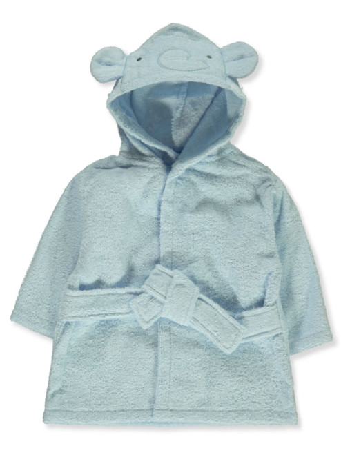 Rene Rofe Baby Boys' Hooded Elephant Bathrobe - Blue, One Size
