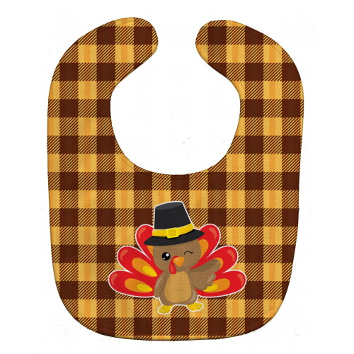 Carolines Treasures Bb7114bib Thanksgiving Turkey Wink Baby Bib