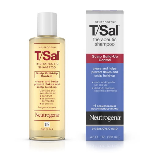 Neutrogena T/sal Therapeutic Shampoo, Scalp Build-up Control, 4.5 Oz
