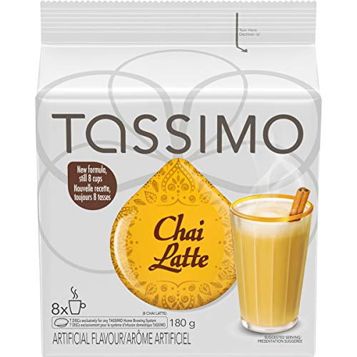 Tassimo Chai Latte T-discs, Makes 8 Cups, 180 Grams