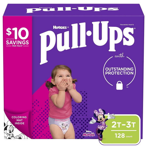 Huggies Pull-ups Learning Designs Training Pants For Girls - 2t-3t (128 Ct.)