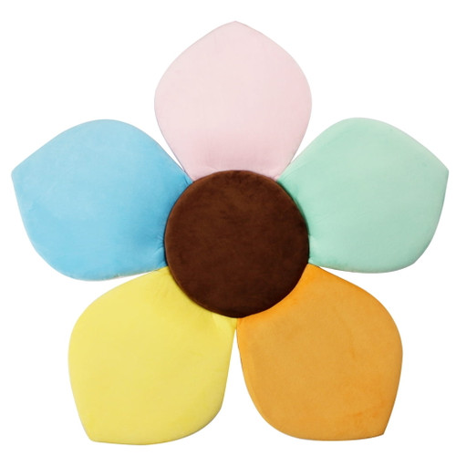 Weaner's Flower Shape Bath Pad, Comfort Bathtub Mat For Unisex Newborn 0-6 Months, Colorful