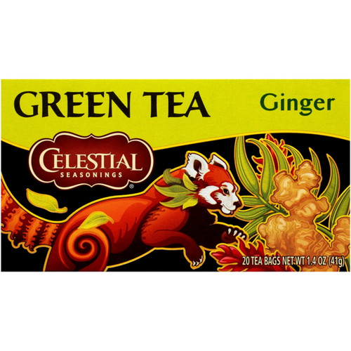 Celestial Seasonings Ginger Green Tea Bags, 20 Ct