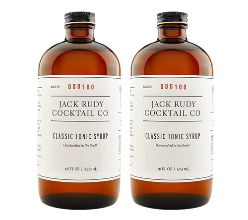 Jack Rudy Classic Tonic Syrup 16 Oz (2-pack)