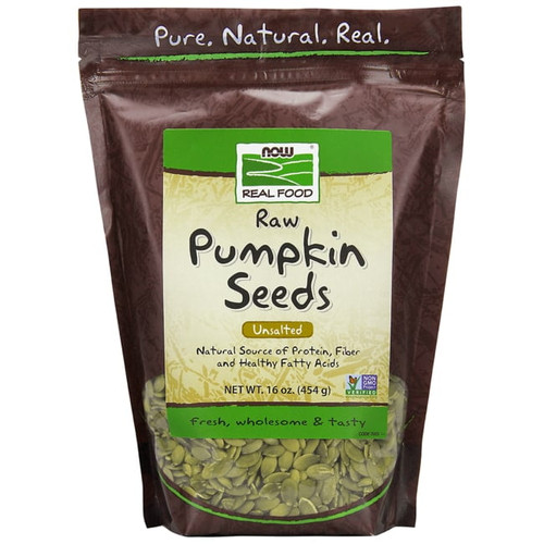 Now Foods Gmo-free Raw Pumpkin Seeds, 16 Oz Pouch