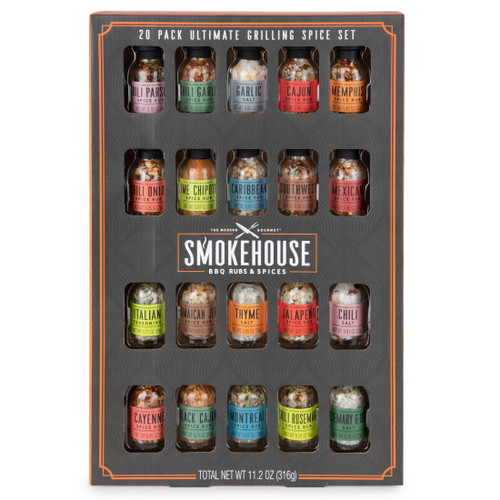 Smokehouse By Thoughtfully, Ultimate Grilling Spice Gift Set, Set Of 20