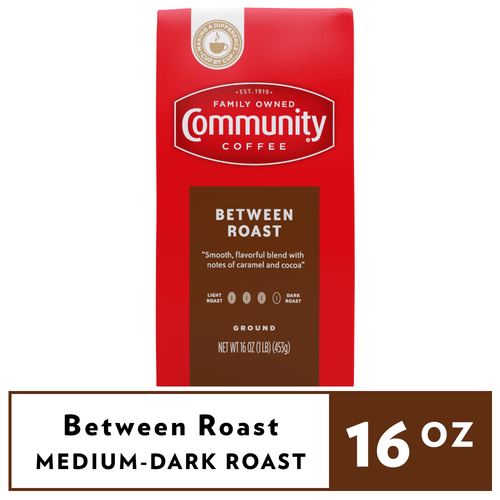 Community Coffee Between Roast 16 Ounce Bag