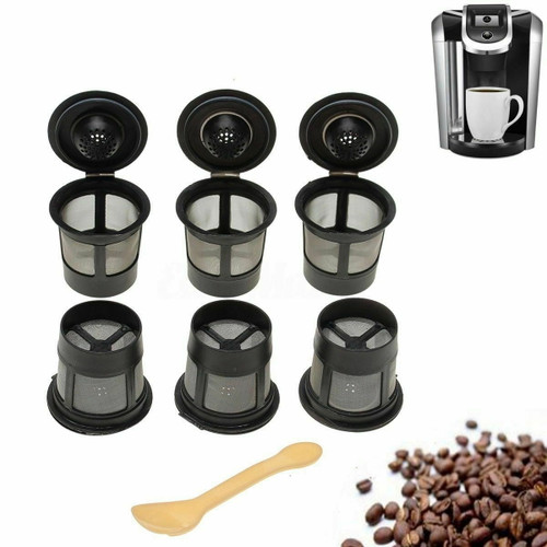 6 Pack K-cup Reusable Replacement Coffee Filter Refillable Pod For Keurig 1.0