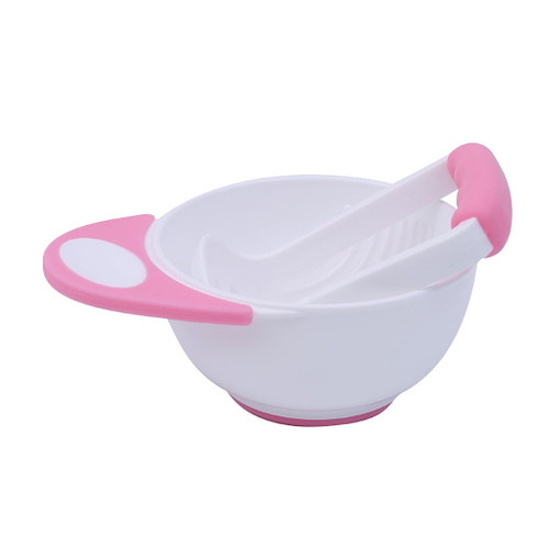 1pcs Vokmon Baby Grinding Bowl Manual Kids Baby Vegetable Masher Kids Feeding Bowl Vegetable Fruit Infant Food Masher Set