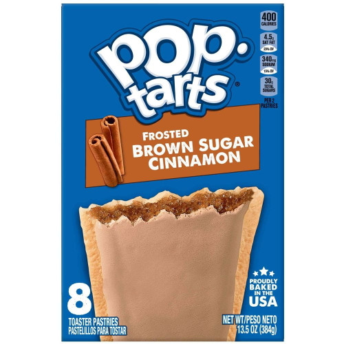 (price/case)kellogg's 3800022260 Kellogg's Pop-tarts Frosted Brown Sugar Cinnamon 13.5oz 12ct