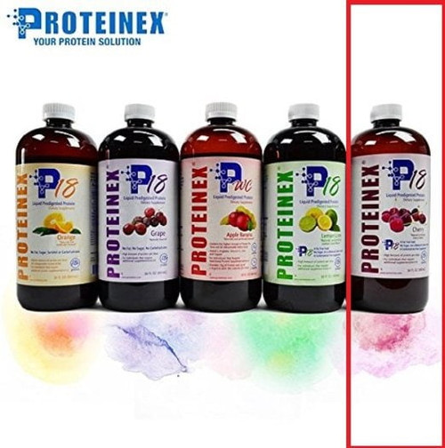 Proteinex 18 Liquid Protein 30 Oz Bottle, Cherry ''1 Count'' 2 Pack