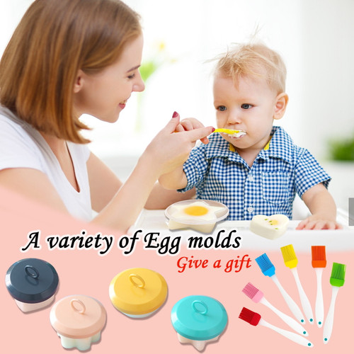 Kitchen Gadgets Love Mold Heat Resistant Baby Supplementary Food Water Steaming Frying