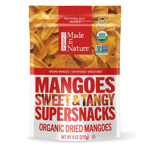 Made In Nature Organic Dried Mangoes, 8 Oz (1 Pack)