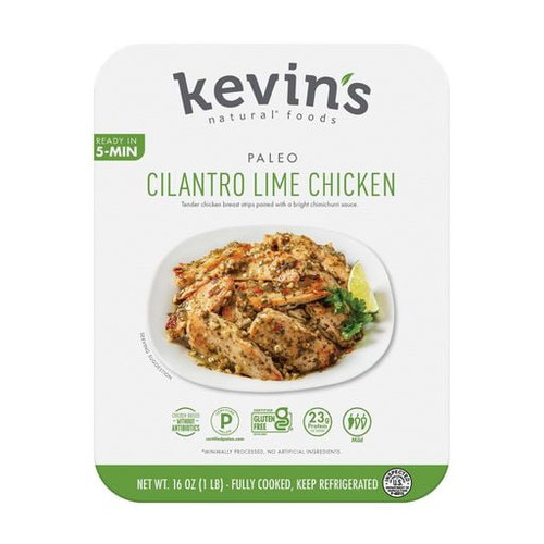 Kevin's Natural Foods Cilantro Lime Chicken, Fully Cooked Entree, 16 Oz