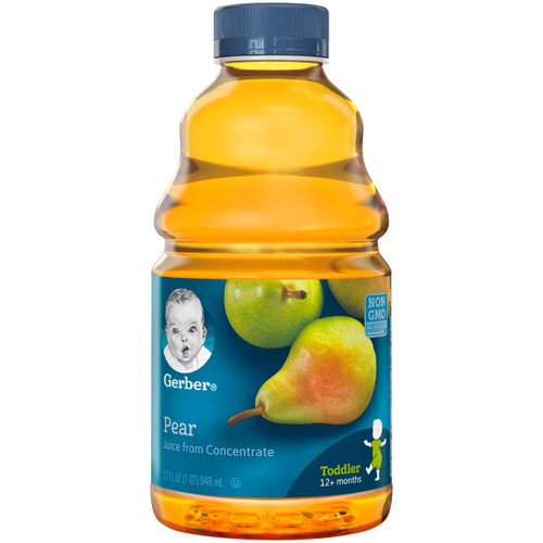Gerber Pear Fruit Juice, Pear, 32 Fl Oz Bottle