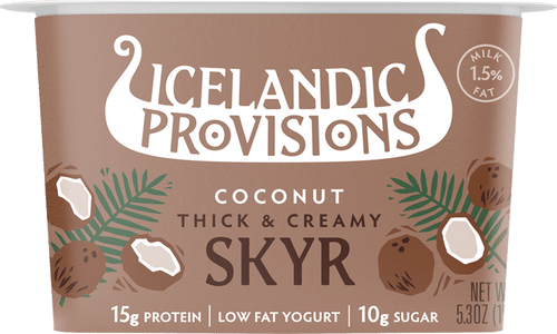 (12 Pack)icelandic Provisions Coconut Skyr Yogurt, 5.3 Oz