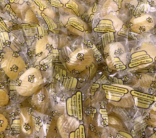 Primrose Honey Lemon Bee Filled Hard Candy, Individually Wrap Candy, Bulk 2 Pound Bag