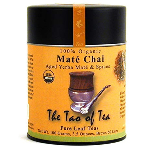 The Tao Of Tea Chai Mate Chai, 100% Organic, 3.5 Ounce Tin