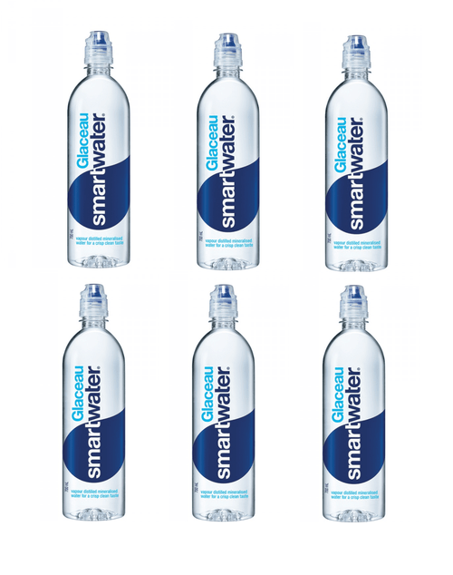 Glaceau Smartwater, 23.7 Fl Oz, Bottle (pack Of 6)