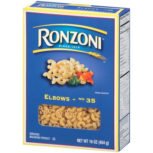Ronzoni Elbows 16 Oz Box (pack Of 4)