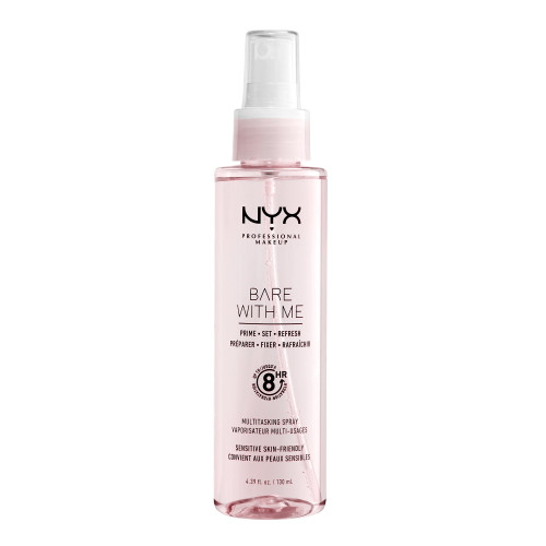 Nyx Professional Makeup Bare With Me Multitasking Setting Spray And Face Makeup Primer, Infused With Aloe And Cucumber Extracts
