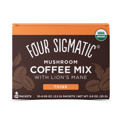 Four Sigmatic Mushroom Instant Coffee Packets With Lions Mane & Chaga, 10 Ct
