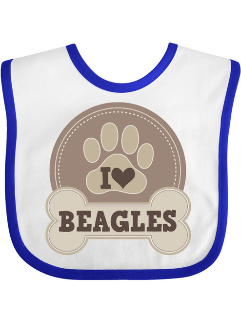 Inktastic Beagle Dog Lover Gifts Gift Baby Boy Or Baby Girl Bib