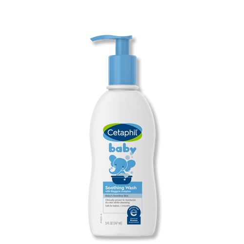 Cetaphil Baby Soothing Wash, Made With Colloidal Oatmeal And Niacinamide, Hypoallergenic, 5oz