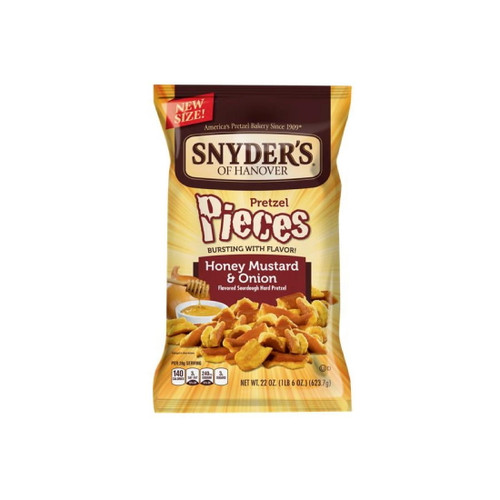 Snyders,  Honey Mustard & Onion Pretzel Pieces 22 Oz.