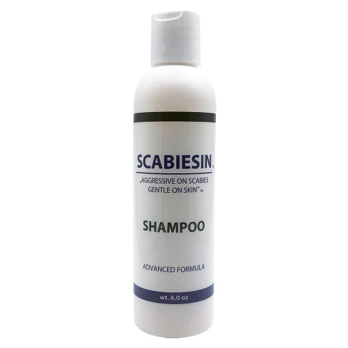 Scabiesin Shampoo For Scabies, Itchy Head, Scabies Prone Scalp  - 6.0 Oz